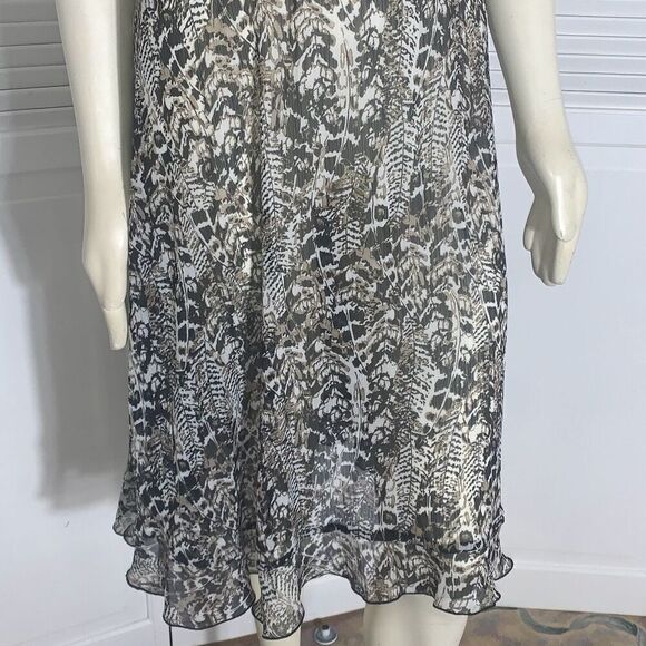 Vintage 90’s Whimsigoth Dark Chiffon Ruffle Two piece Skirt Set - Picture 3 of 16